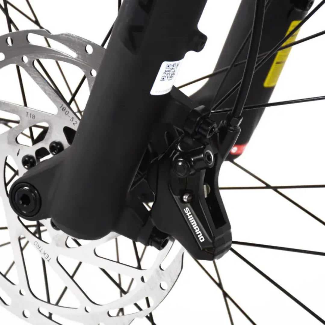 Detalj prednje disk kočnice Shimano na električnom biciklu Econo Gams SUV 29 EEC6 2026