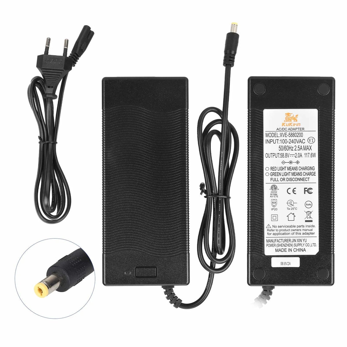 Originalni punjač 58.8V 2A za električni romobil KuKirin G3