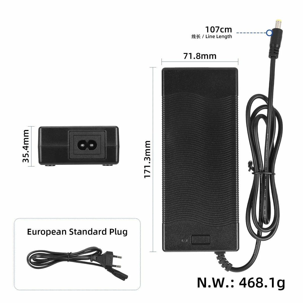 Originalni punjač 58.8V 2A za električni romobil KuKirin G3