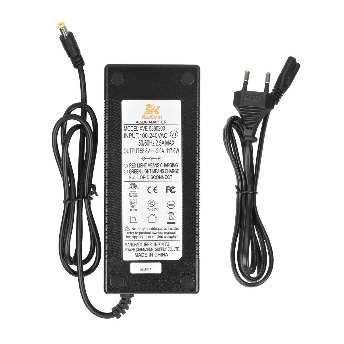 Originalni punjač 58.8V 2A za električni romobil KuKirin G3