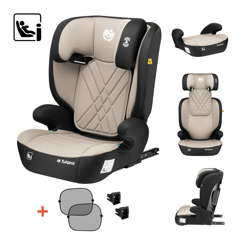 Tulano dječja autosjedalica 2-u-1 100 -150 cm Joy 45 Beige I-Size - slika 5
