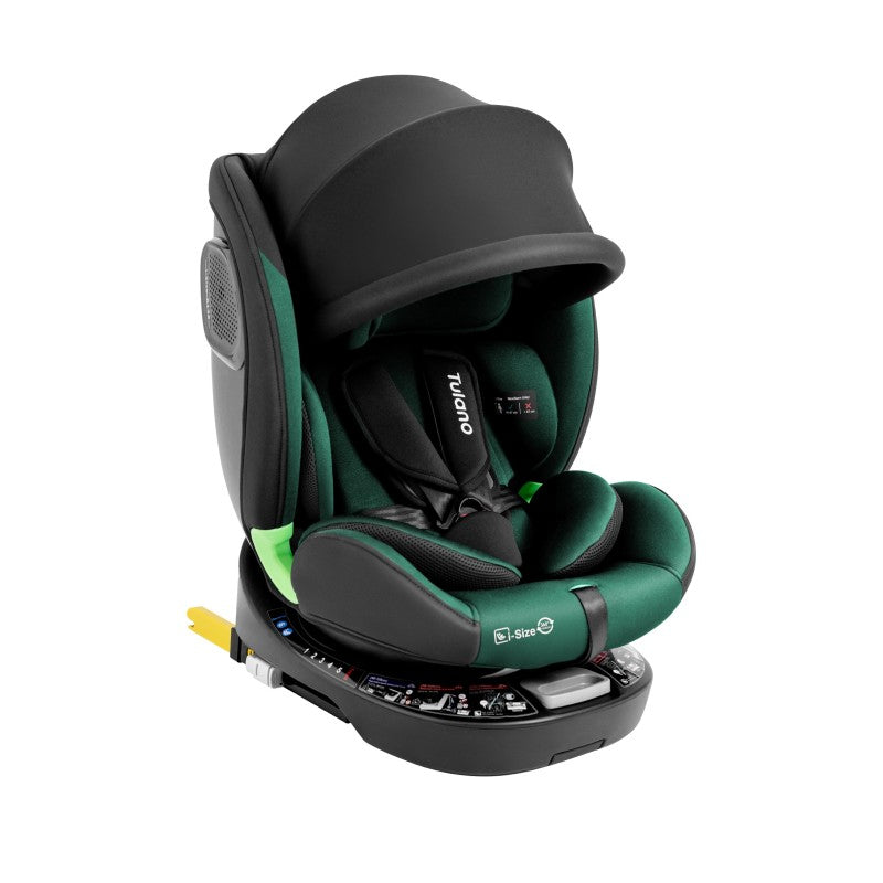 Tulano rotirajuća autosjedalica Loom 35 Black Green - slika 5