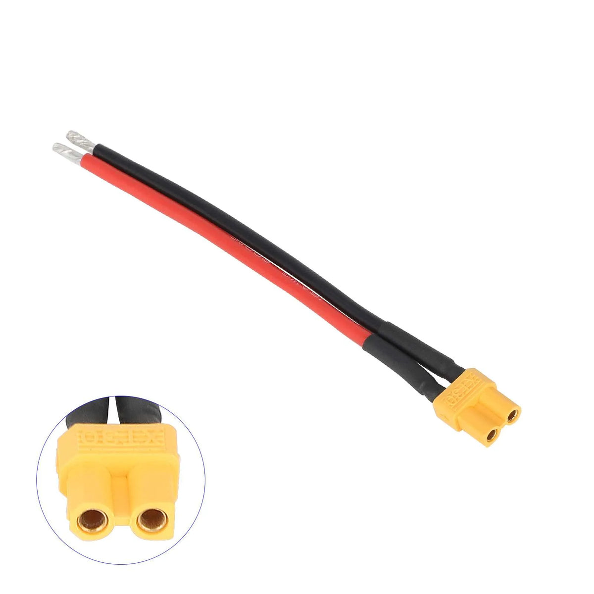 Baterijski kabel sa ženskim XT30 priključkom, 14 AWG – 3/6
