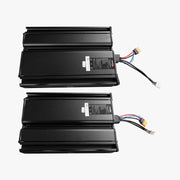 Set crnih baterijskih paketa za električni monocikl KingSong S19 pogled odozgo s kabelima