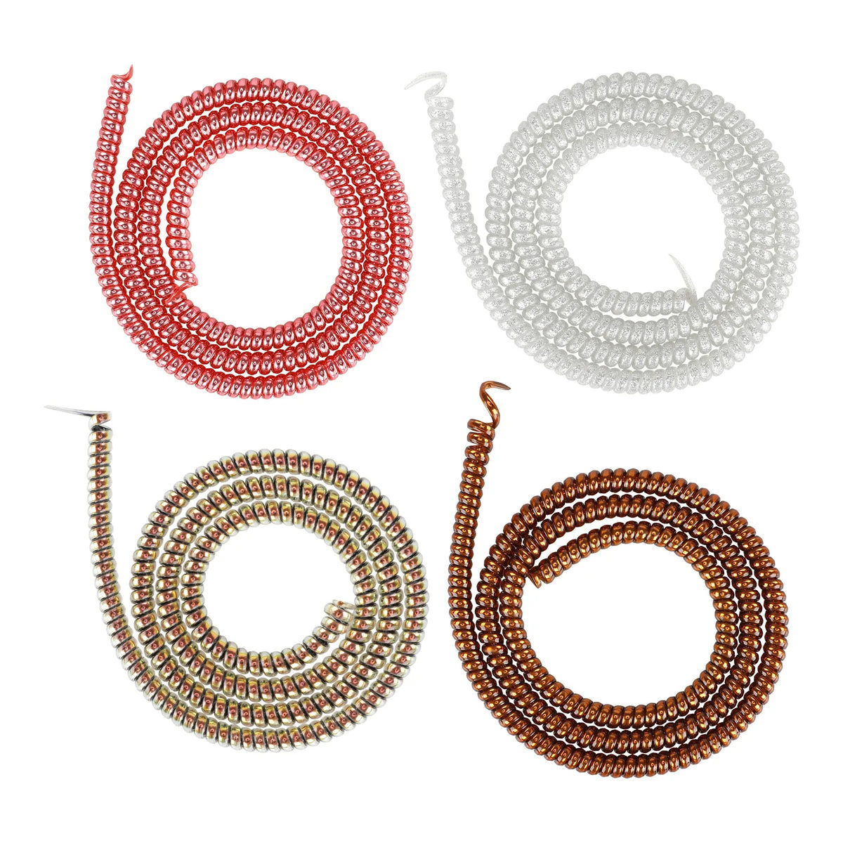 Crvena spiralna zaštita kabela 6 mm × 1 m – 3/6