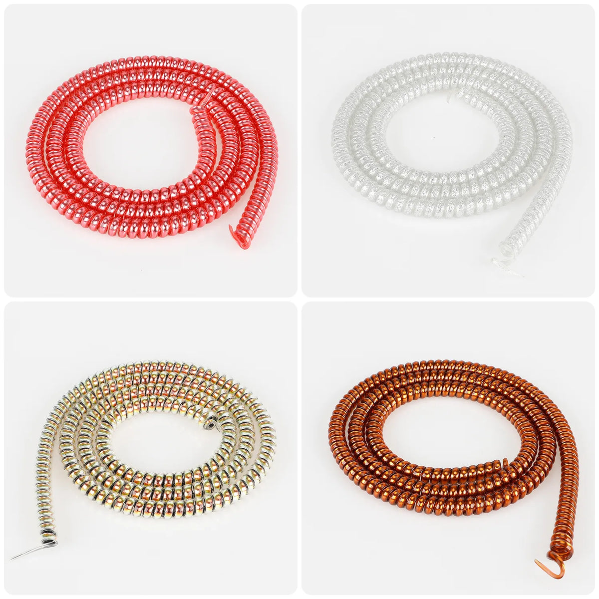 Crvena spiralna zaštita kabela 6 mm × 1 m – 5/6