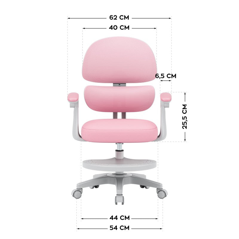 Mark Adler Dječja ergonomska stolica Junior 4.4 Pink - slika 8