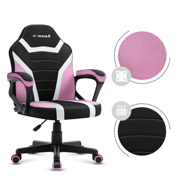 Huzaro Ranger 1.0 Pink Mesh dječja gaming stolica - slika 15