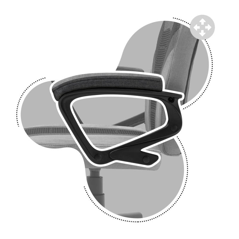 Huzaro Ranger 1.0 Grey Mesh gaming stolica za djecu - slika 14