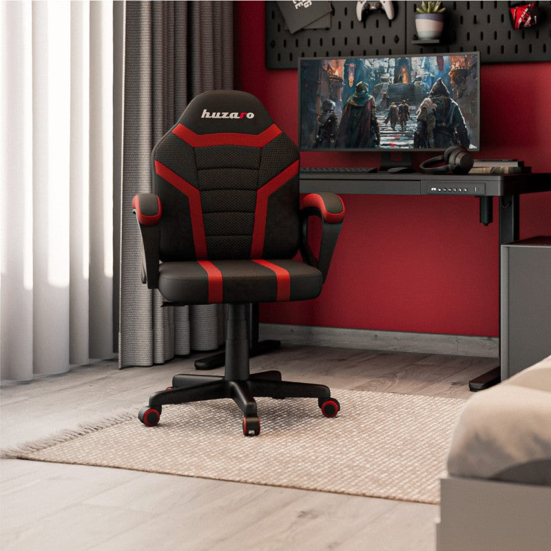 Dječja gaming stolica Huzaro Ranger 1.0 Red Mesh - slika 3
