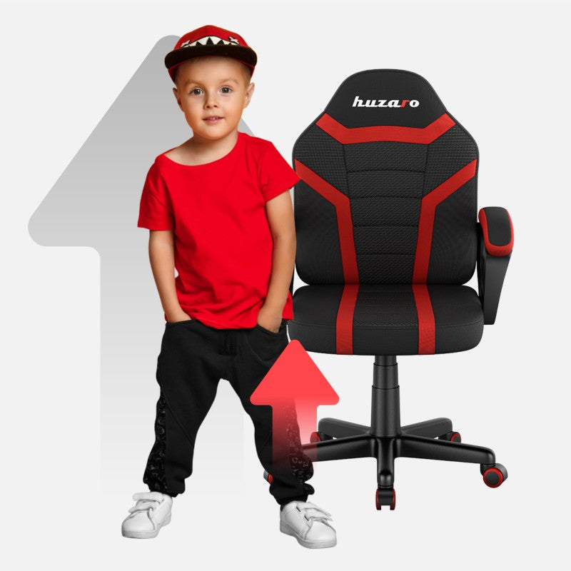 Dječja gaming stolica Huzaro Ranger 1.0 Red Mesh - slika 4