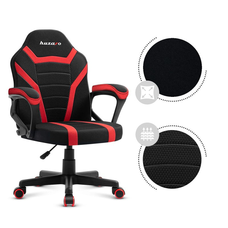 Huzaro Ranger 1.0 Red Mesh dječja gaming stolica - slika 11