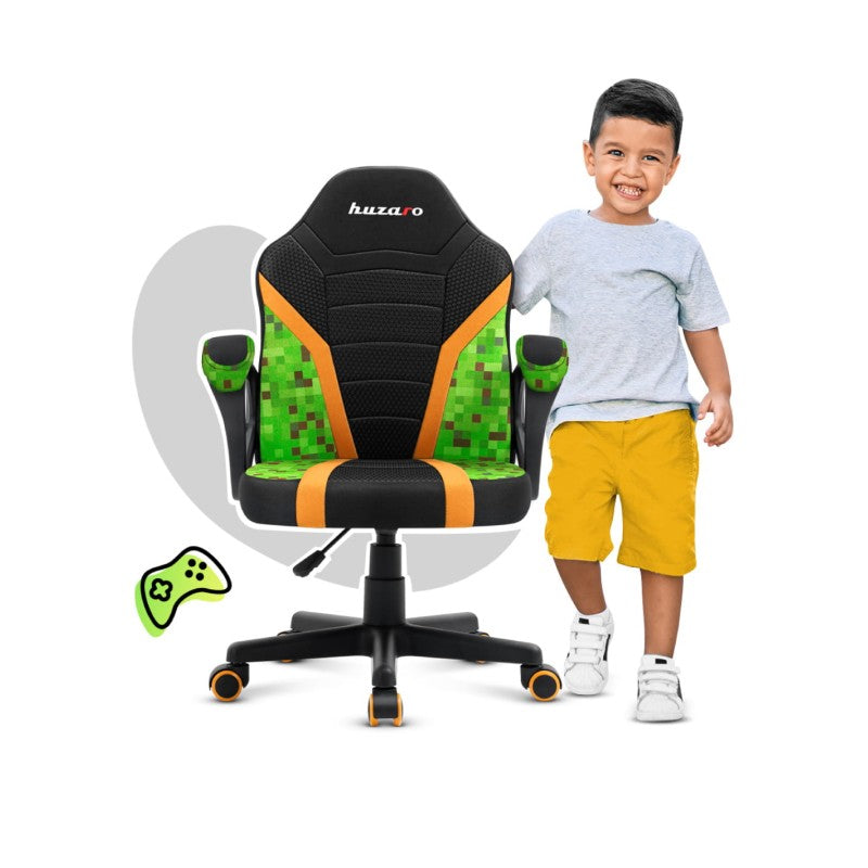 Huzaro Ranger 1.0 Pixel Mesh gaming stolica za djecu - slika 1