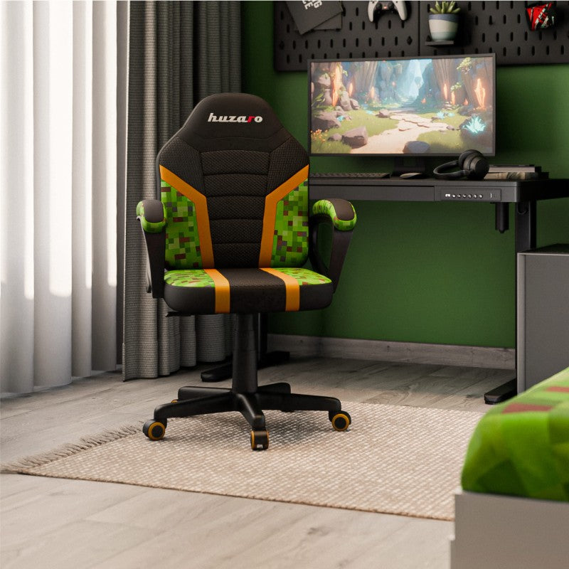 Huzaro Ranger 1.0 Pixel Mesh gaming stolica za djecu - slika 3