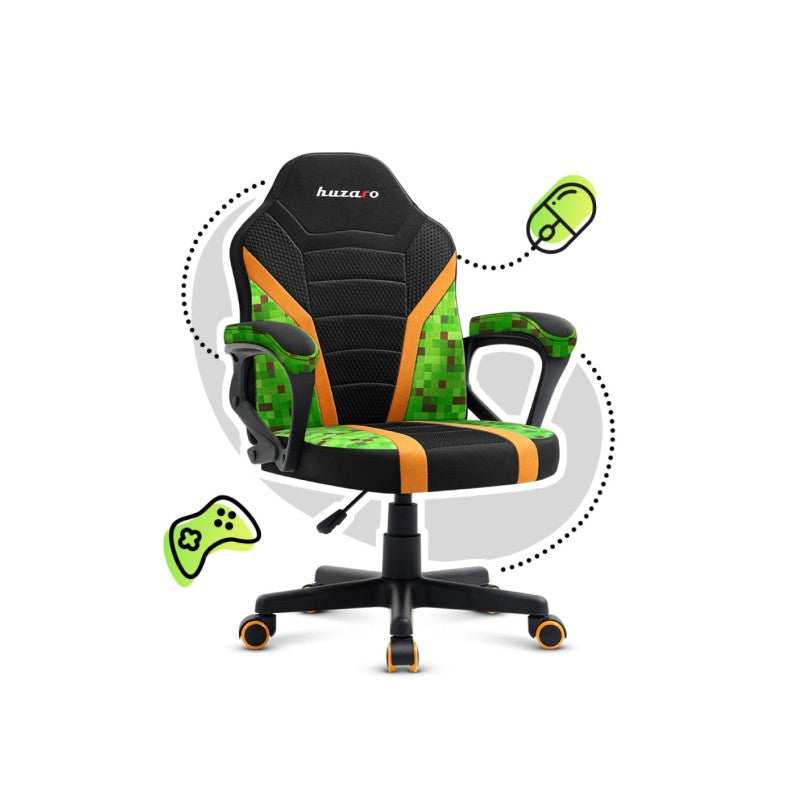 Huzaro Ranger 1.0 Pixel Mesh gaming stolica za djecu - slika 5