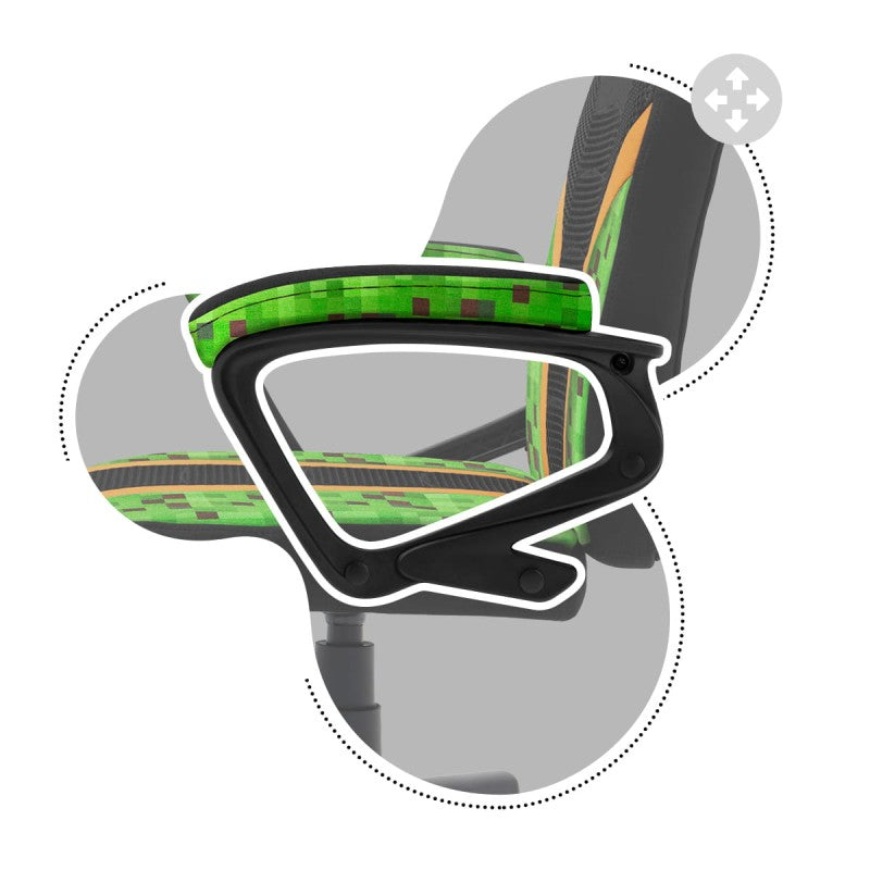 Huzaro Ranger 1.0 Pixel Mesh gaming stolica za djecu - slika 12
