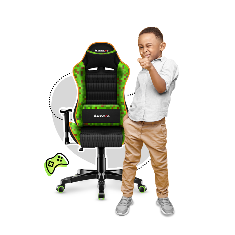 Dječja gaming stolica Huzaro Ranger 6.0 Pixel Mesh - slika 1
