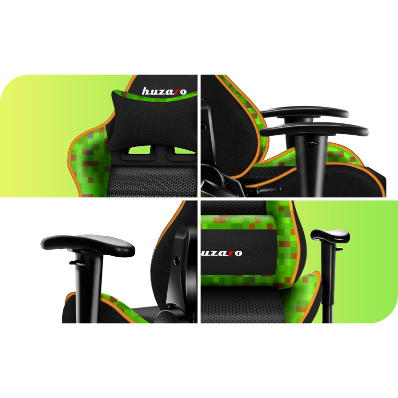 Huzaro Ranger 6.0 Pixel Mesh gaming stolica za djecu - slika 6