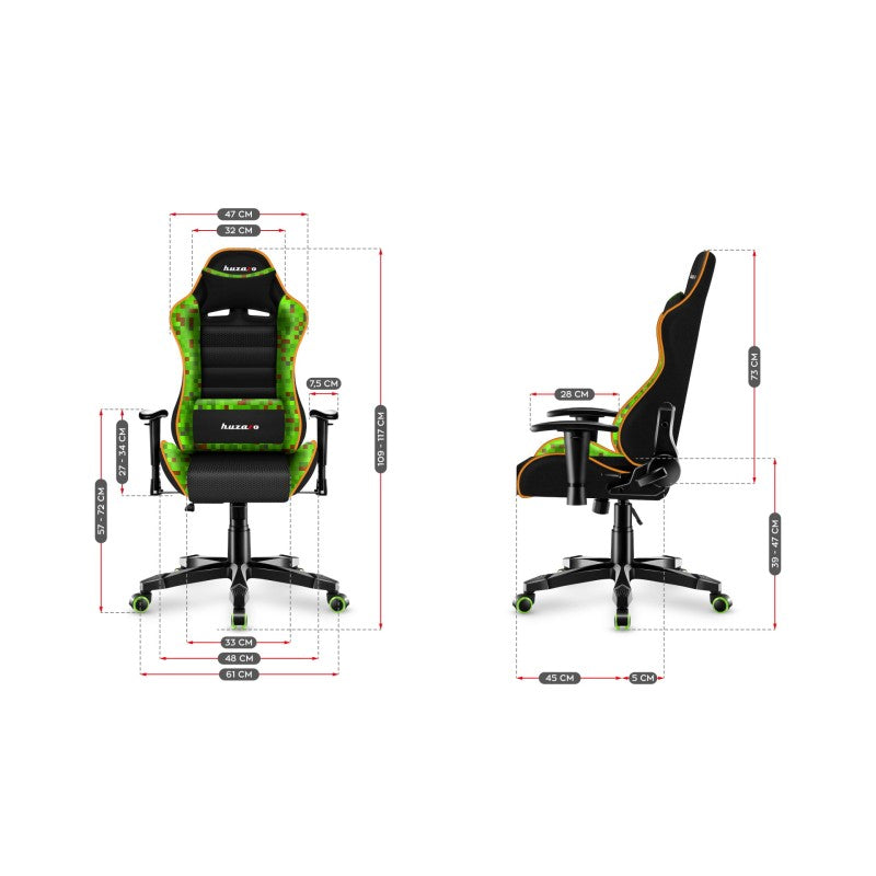 Huzaro Ranger 6.0 Pixel Mesh gaming stolica za djecu - slika 22