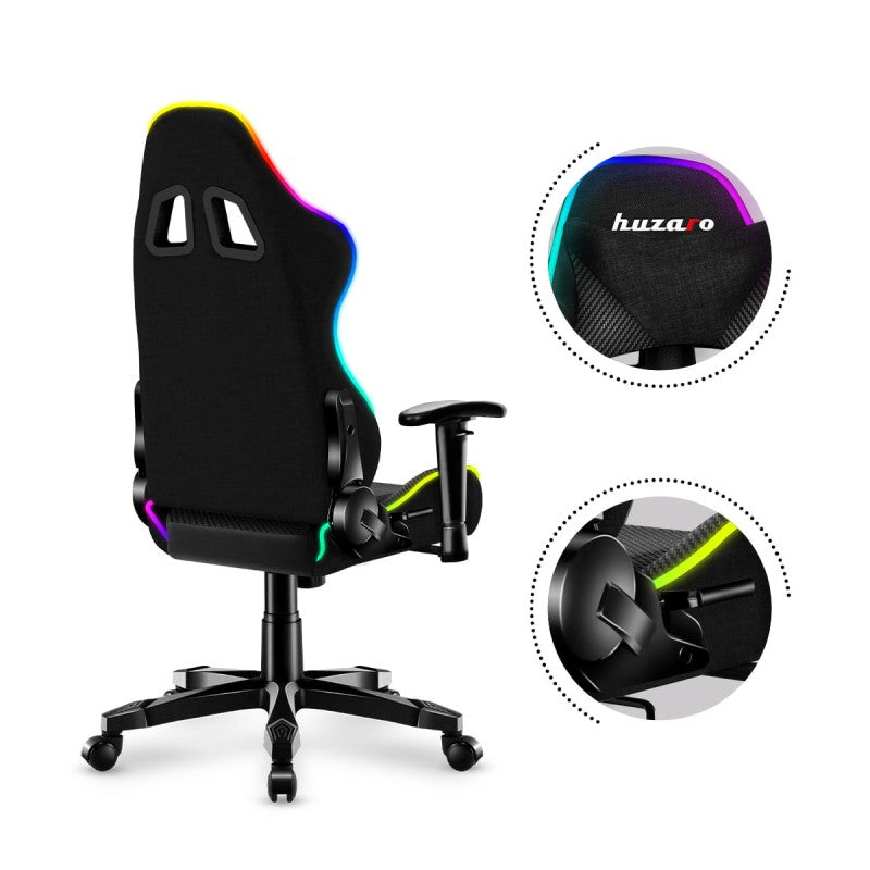 Huzaro Ranger 6.0 RGB Mesh gaming stolica za djecu - slika 13