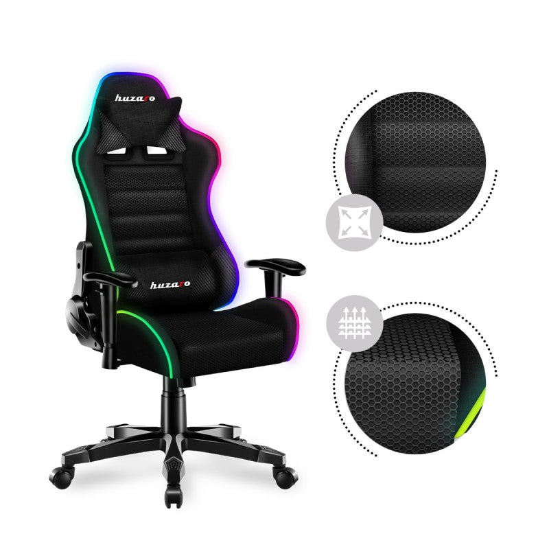 Huzaro Ranger 6.0 RGB Mesh gaming stolica za djecu - slika 14