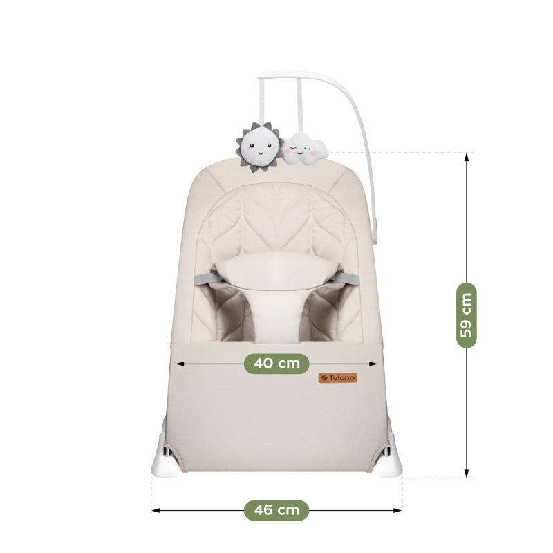 Tulano dječja njihaljka Moon 10 Beige - slika 5