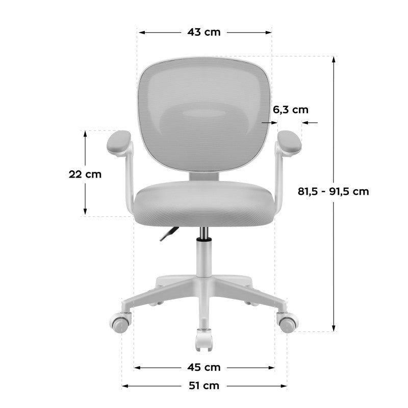 Mark Adler Junior 3.0 Grey dječja radna stolica - slika 9