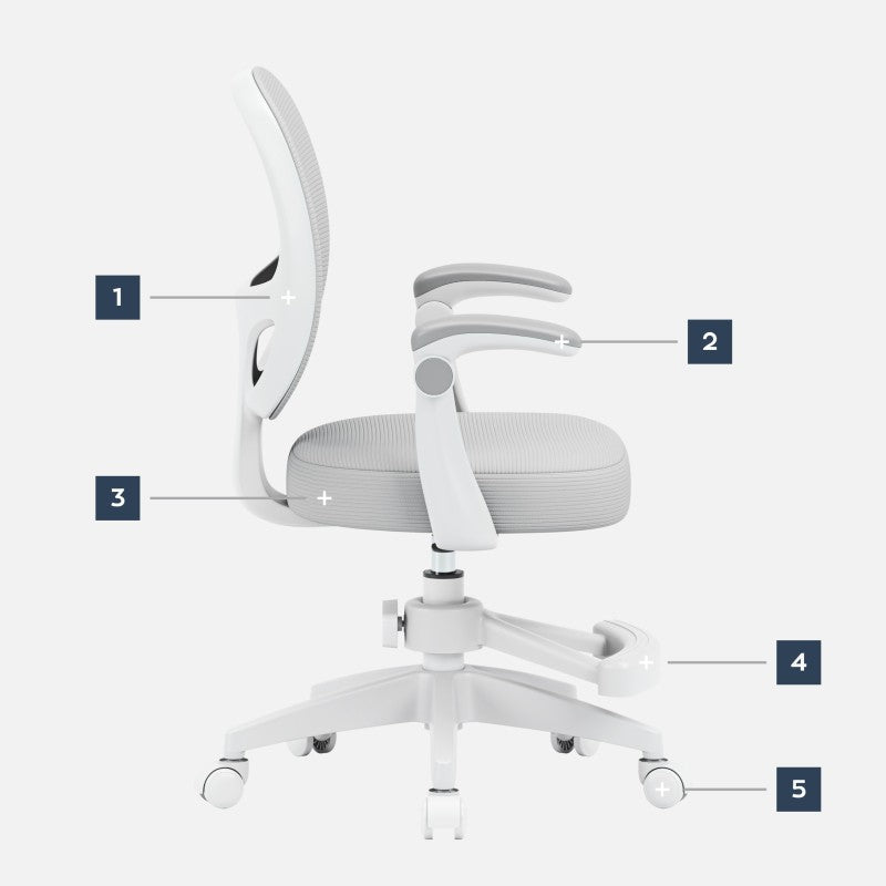 Mark Adler Dječja radna stolica Junior 3.1 Grey - slika 15