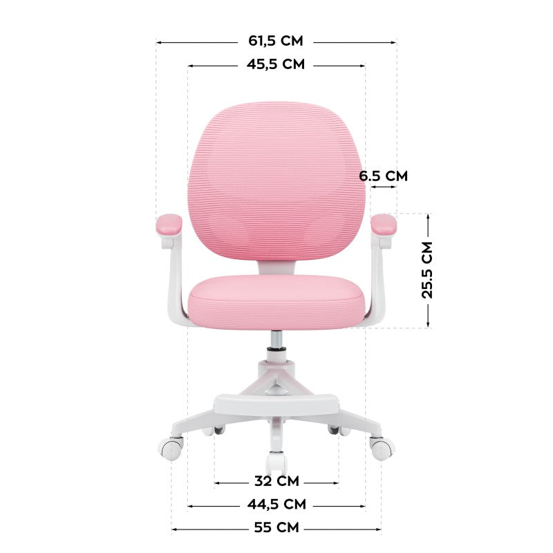 Mark Adler Junior 3.1 Pink dječja okretna stolica - slika 11