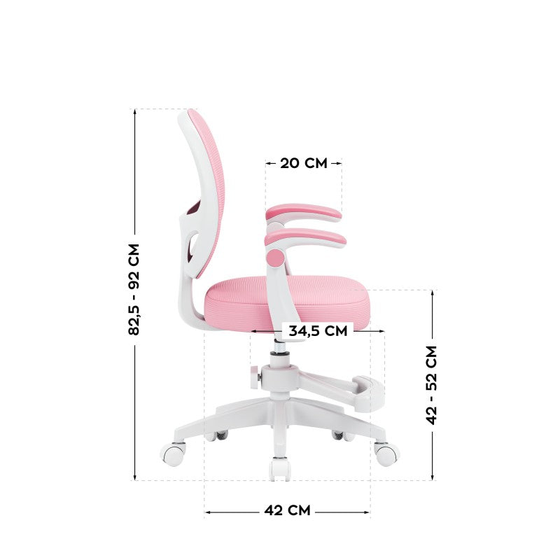Mark Adler Junior 3.1 Pink dječja okretna stolica - slika 12
