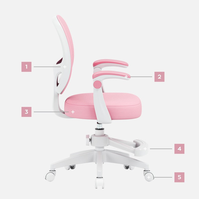 Mark Adler Junior 3.1 Pink dječja okretna stolica - slika 15