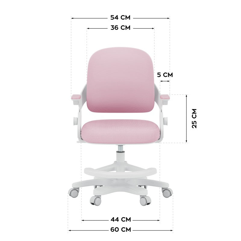 Mark Adler Dječja radna stolica Junior 4.3 Pink - slika 9
