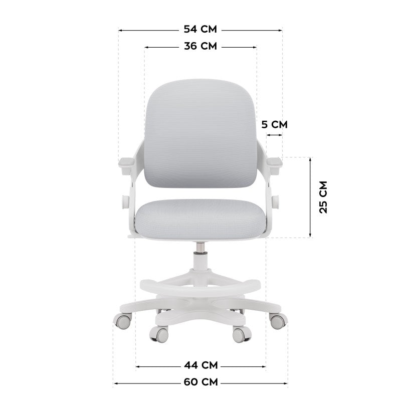 Dječja radna stolica Mark Adler Junior 4.3 Grey - slika 13