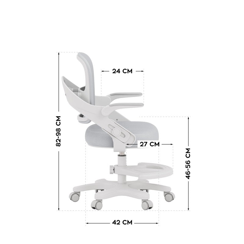 Mark Adler Dječja radna stolica Junior 4.3 Grey - slika 19