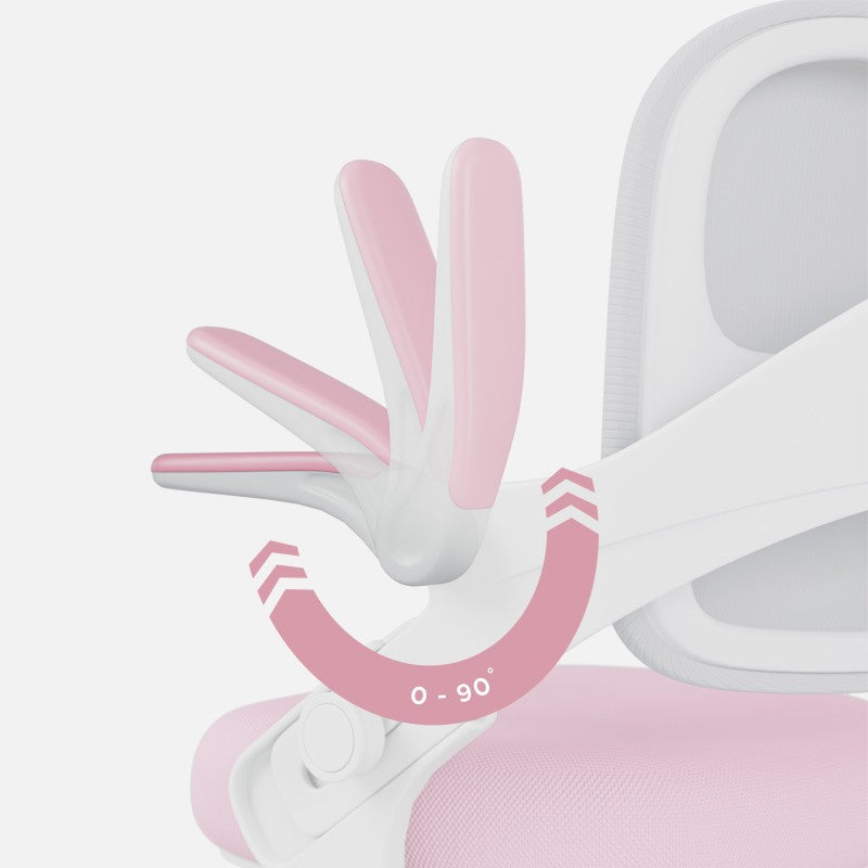 Mark Adler Dječja radna stolica Junior 4.3 Pink-grey - slika 2