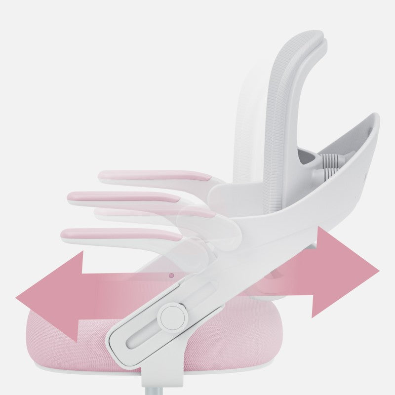 Mark Adler Dječja radna stolica Junior 4.3 Pink-grey - slika 8