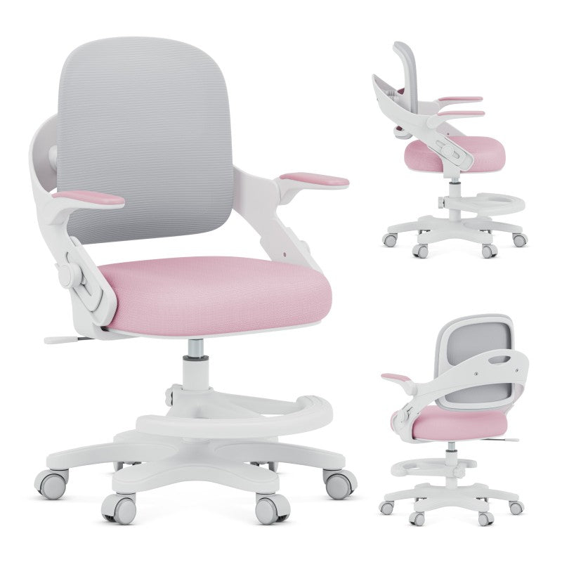 Mark Adler Dječja radna stolica Junior 4.3 Pink-grey - slika 10