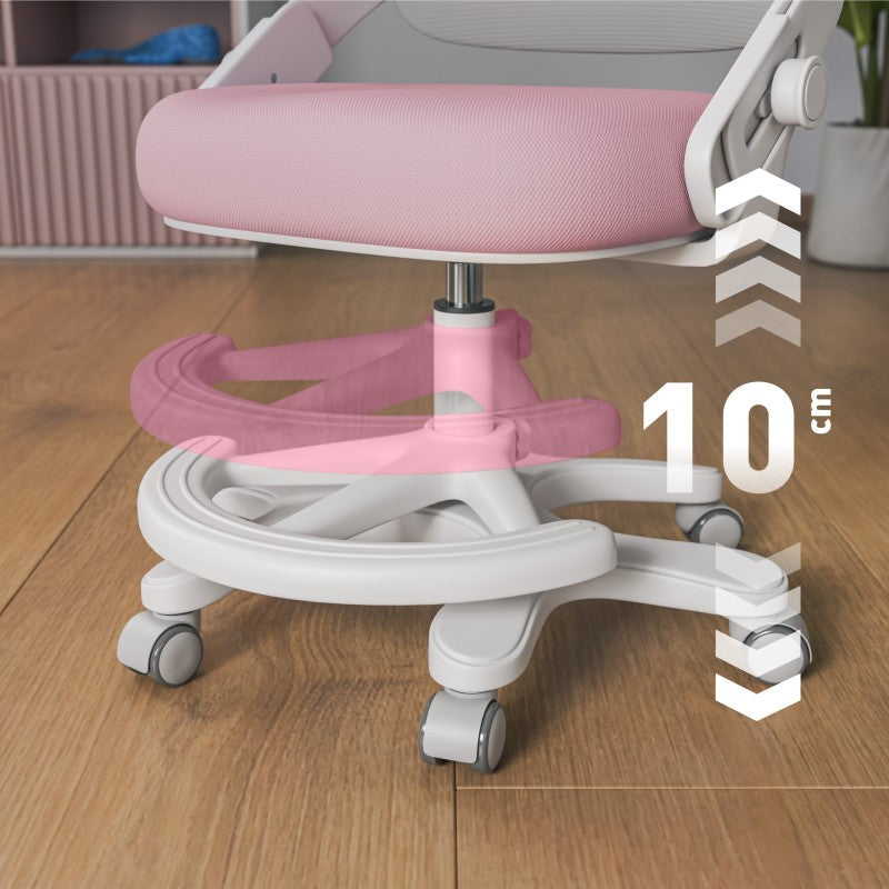 Mark Adler Dječja radna stolica Junior 4.3 Pink-grey - slika 12
