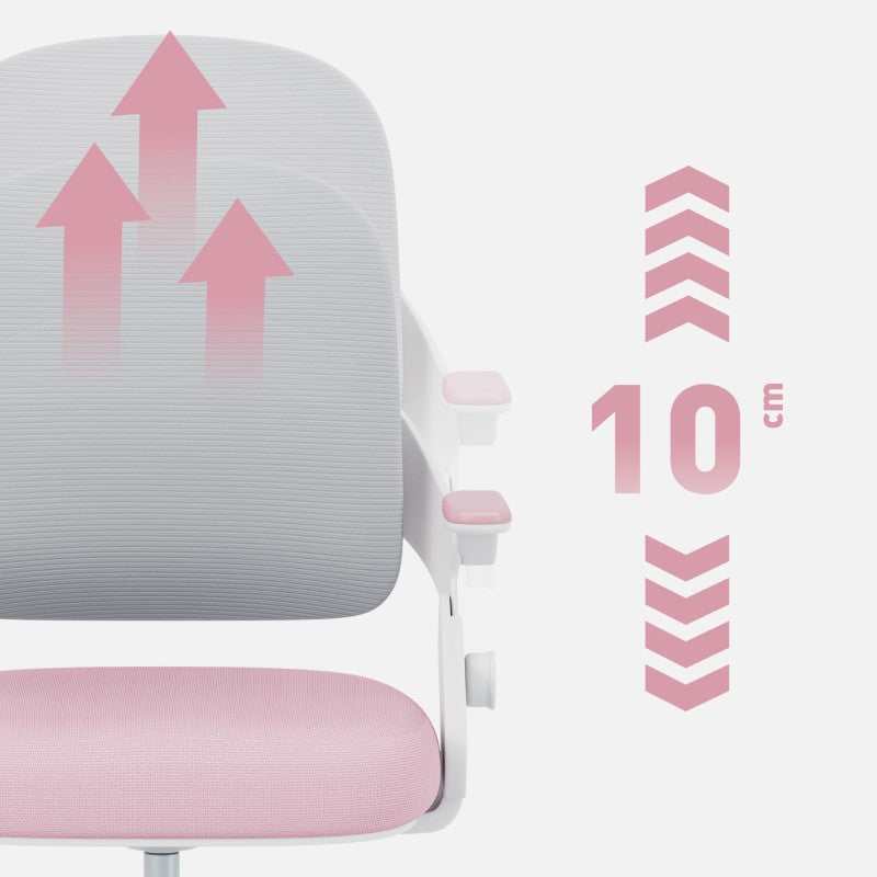 Mark Adler Dječja radna stolica Junior 4.3 Pink-grey - slika 15