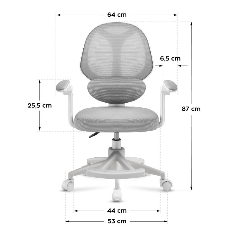 Mark Adler Junior 4.5 Grey dječja okretna stolica - slika 9