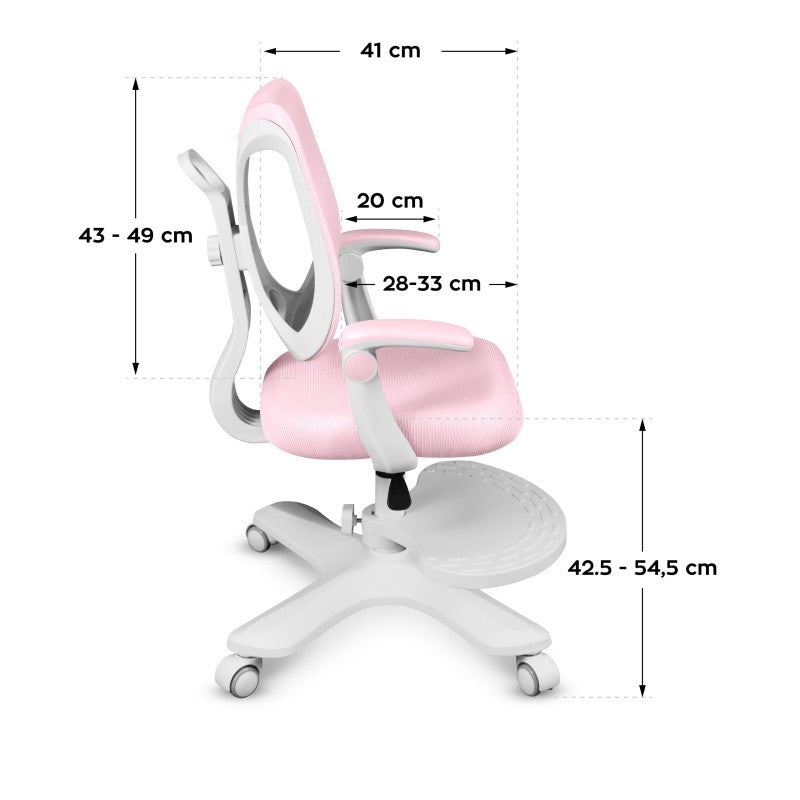 Mark Adler Dječja radna stolica Junior 4.6 Pink - slika 12