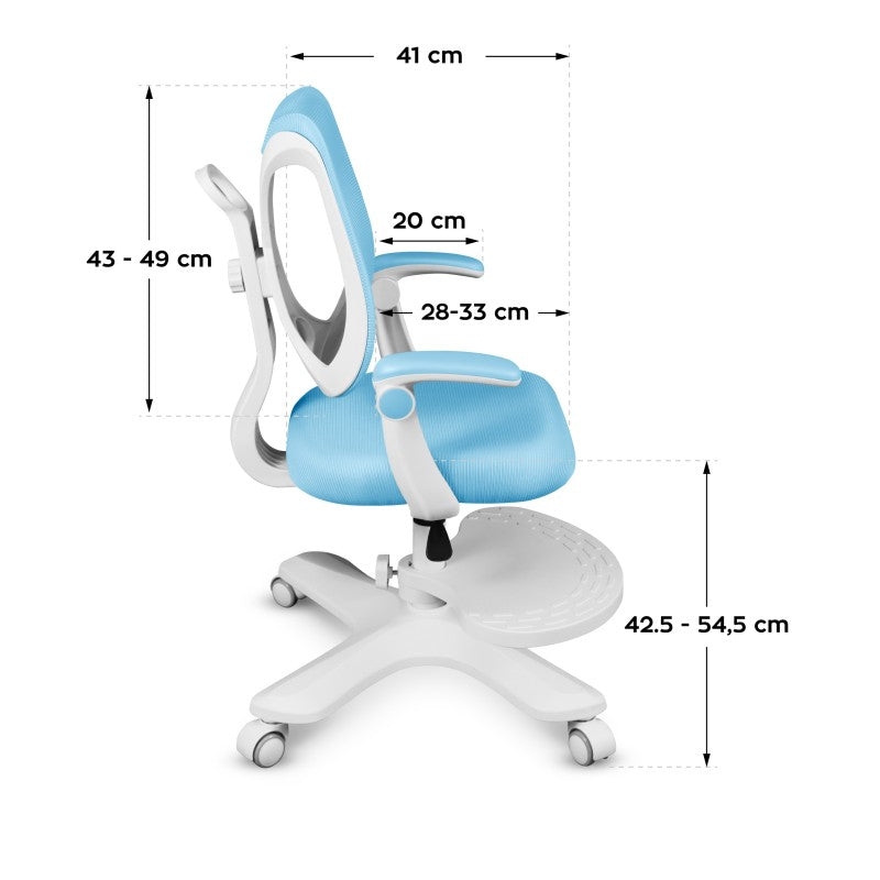 Mark Adler Dječja radna stolica Junior 4.6 Blue - slika 21