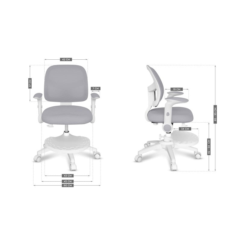Mark Adler Junior 5.0 Grey dječja radna stolica - slika 16