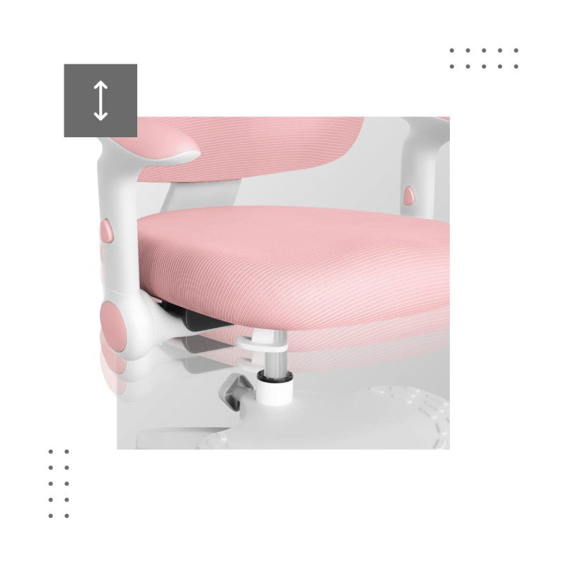 Mark Adler dječja radna stolica Junior 5.0 Pink - slika 8
