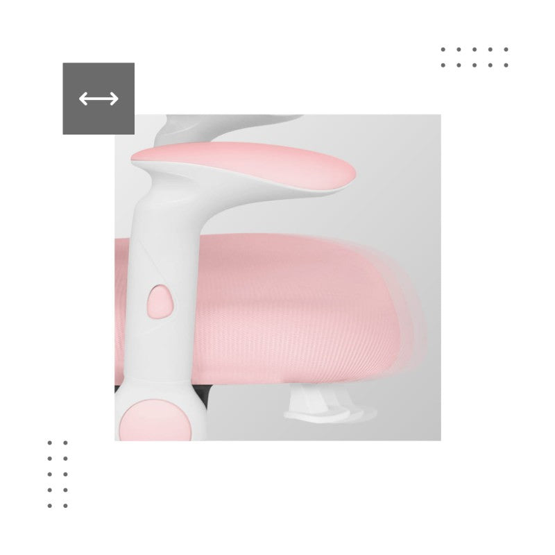 Mark Adler Dječja radna stolica Junior 5.0 Pink - slika 10