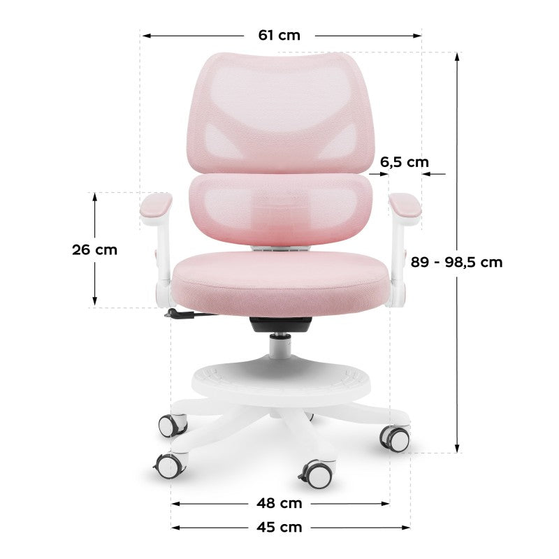Mark Adler dječja radna stolica Junior 5.3 Pink - slika 6