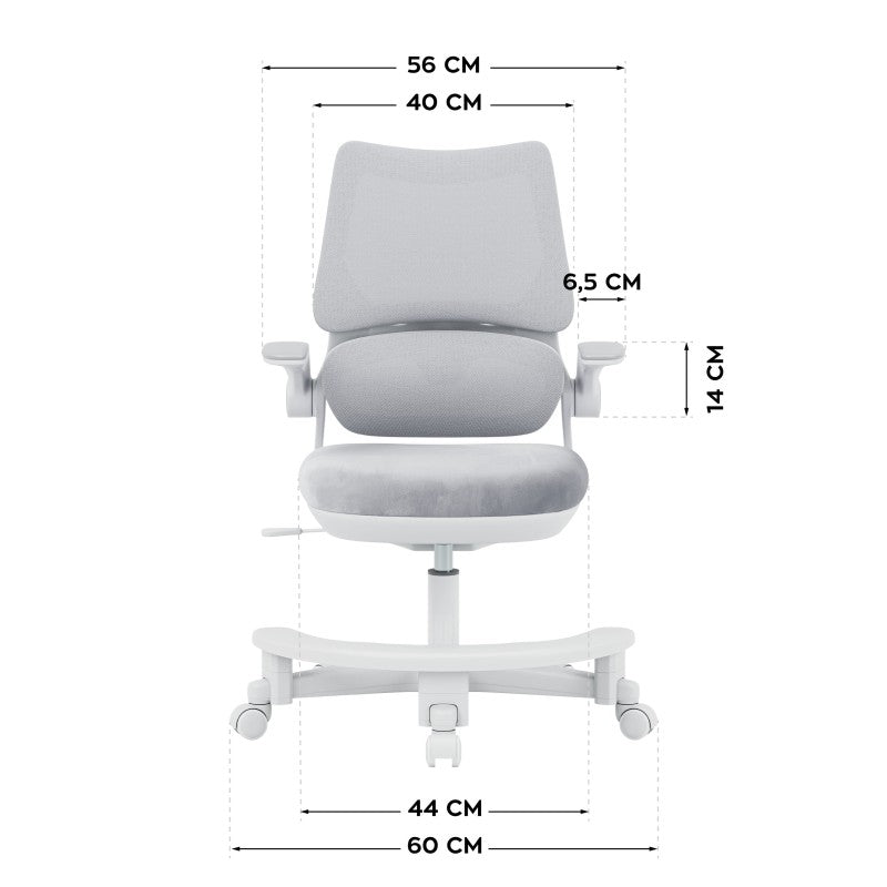 Mark Adler Dječja radna stolica Junior 5.7 Grey - slika 10