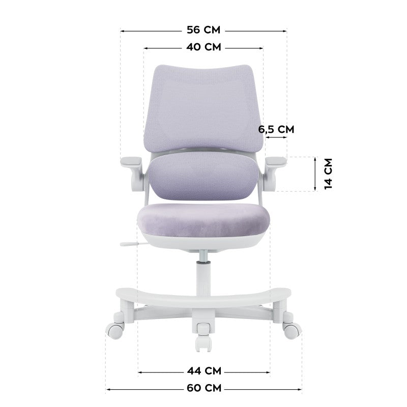 Mark Adler Dječja radna stolica Junior 5.7 Purple - slika 10