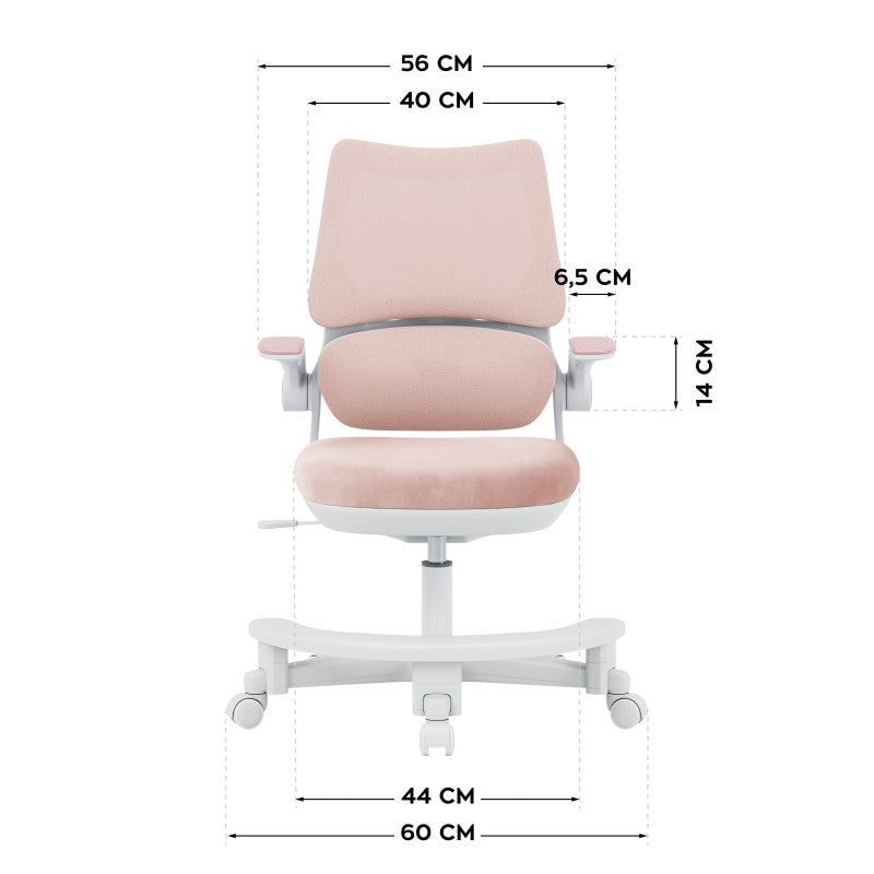 Mark Adler Dječja radna stolica Junior 5.7 Pink - slika 10