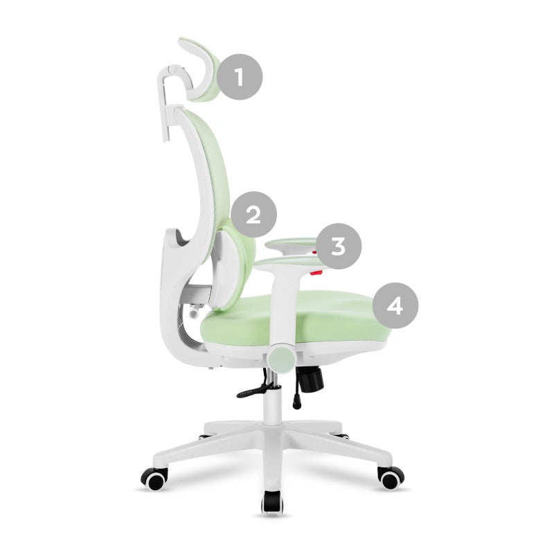 Mark Adler Junior 6.3 Green ergonomska dječja radna stolica - slika 14